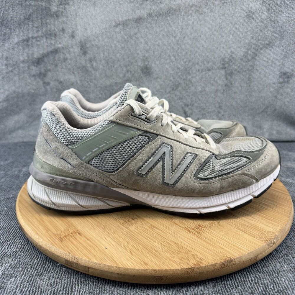 New Balance 990v5 Shoes Mens Size 9 Gray Suede Running Sneakers M990GL5